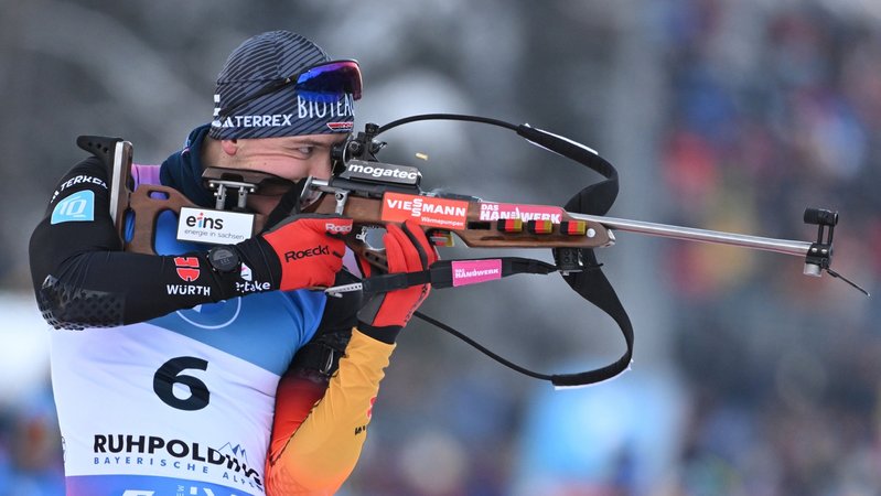 Biathlon Weltcup Ruhpolding - Herren | Bild: dpa-Bildfunk/Sven Hoppe Biathlon Weltcup Ruhpolding - Herren