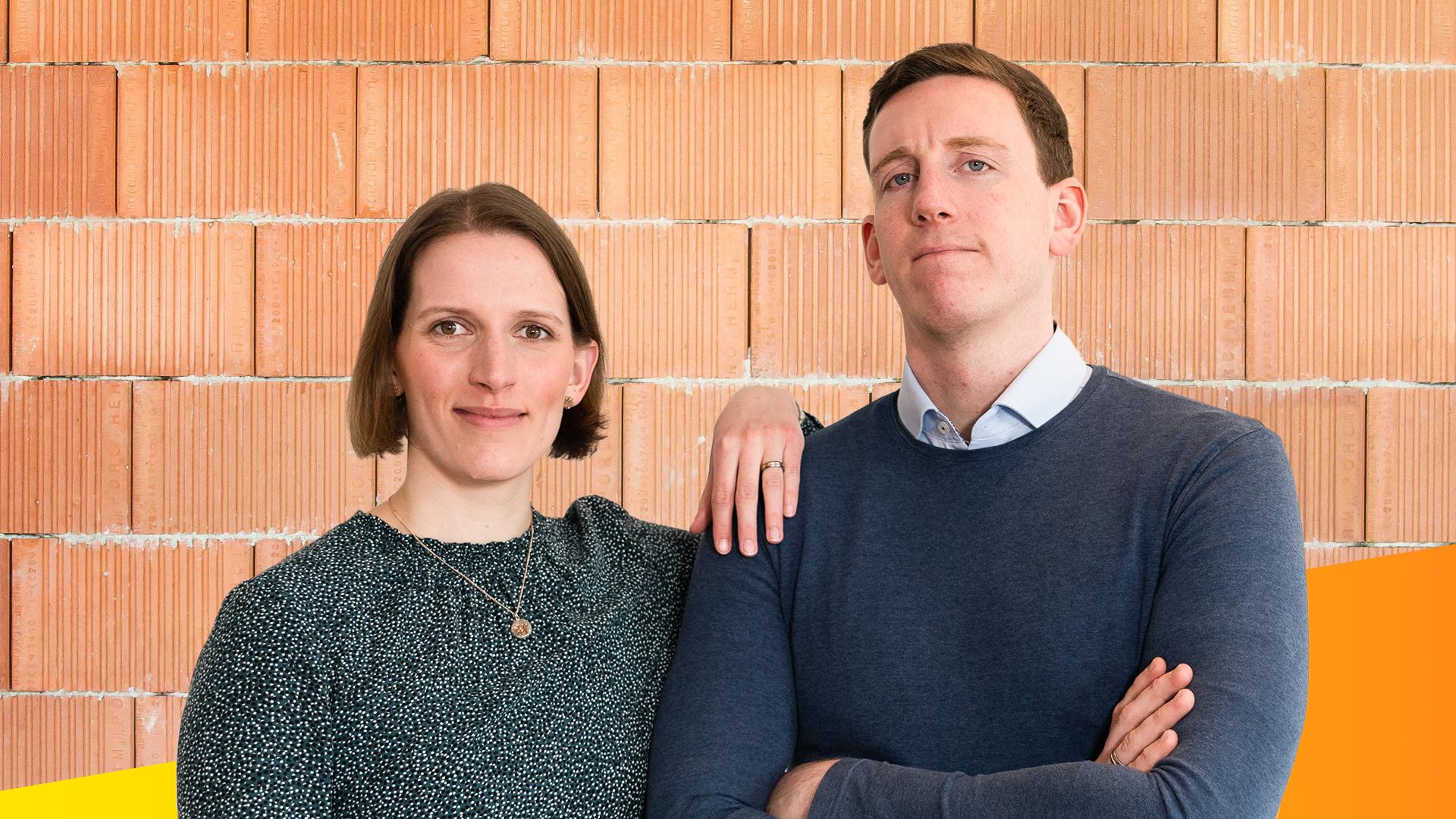 Tobi und Lena haben sich für ein “Bausatzhaus” entschieden. 
