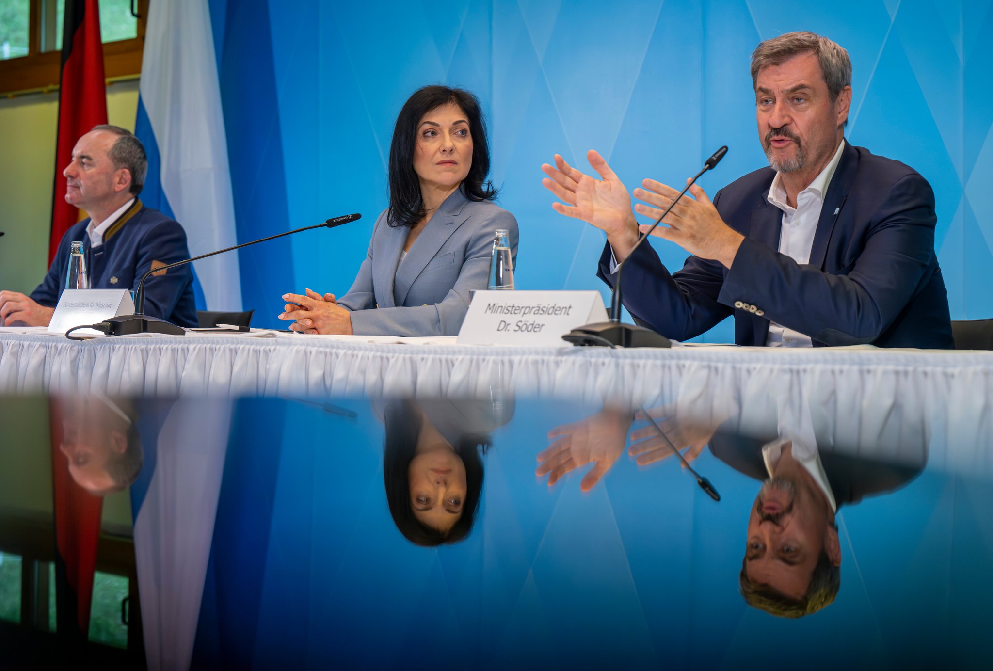 Hubert Aiwanger und  Katherina Reiche