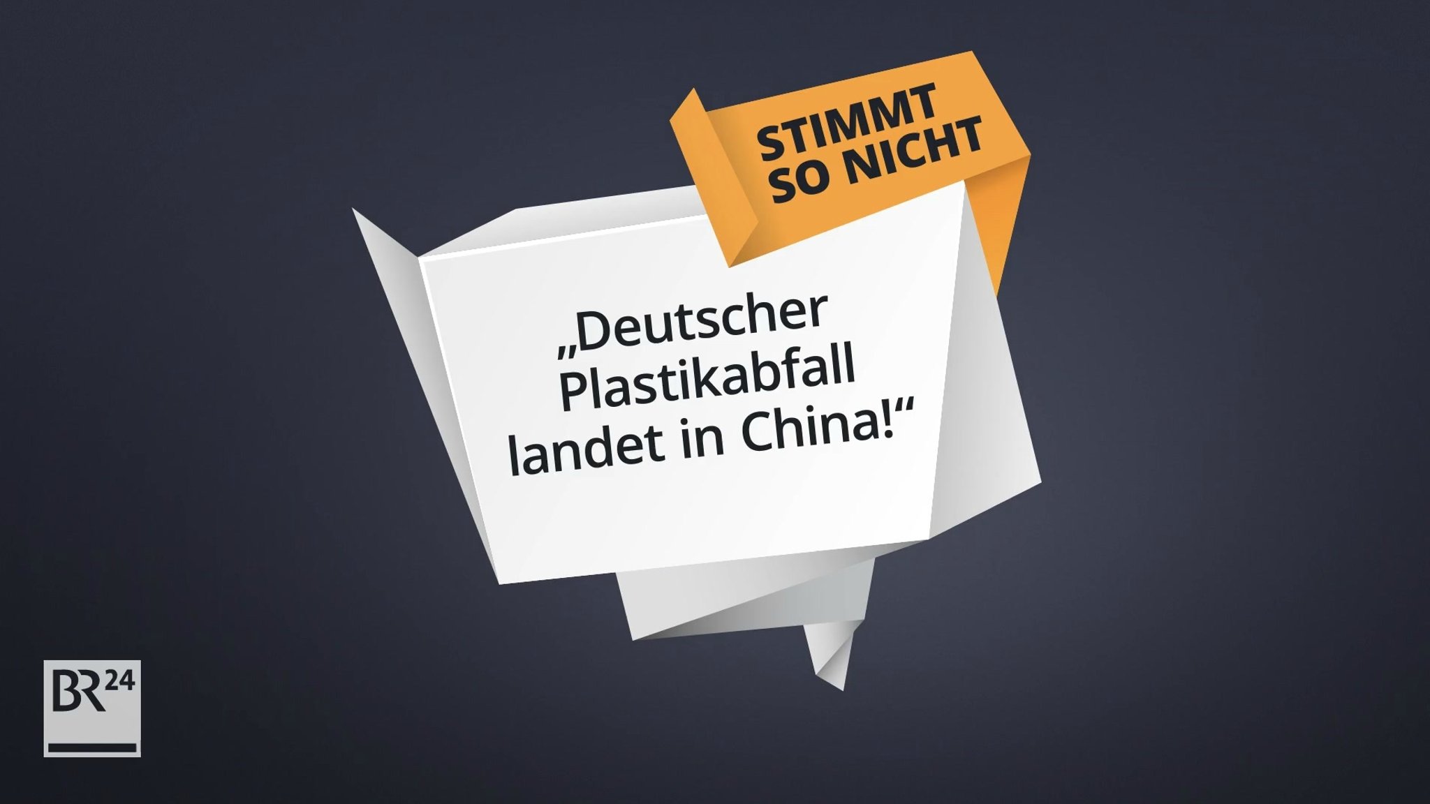 #faktenfuchs: Deutscher Plastikabfall landet in China!