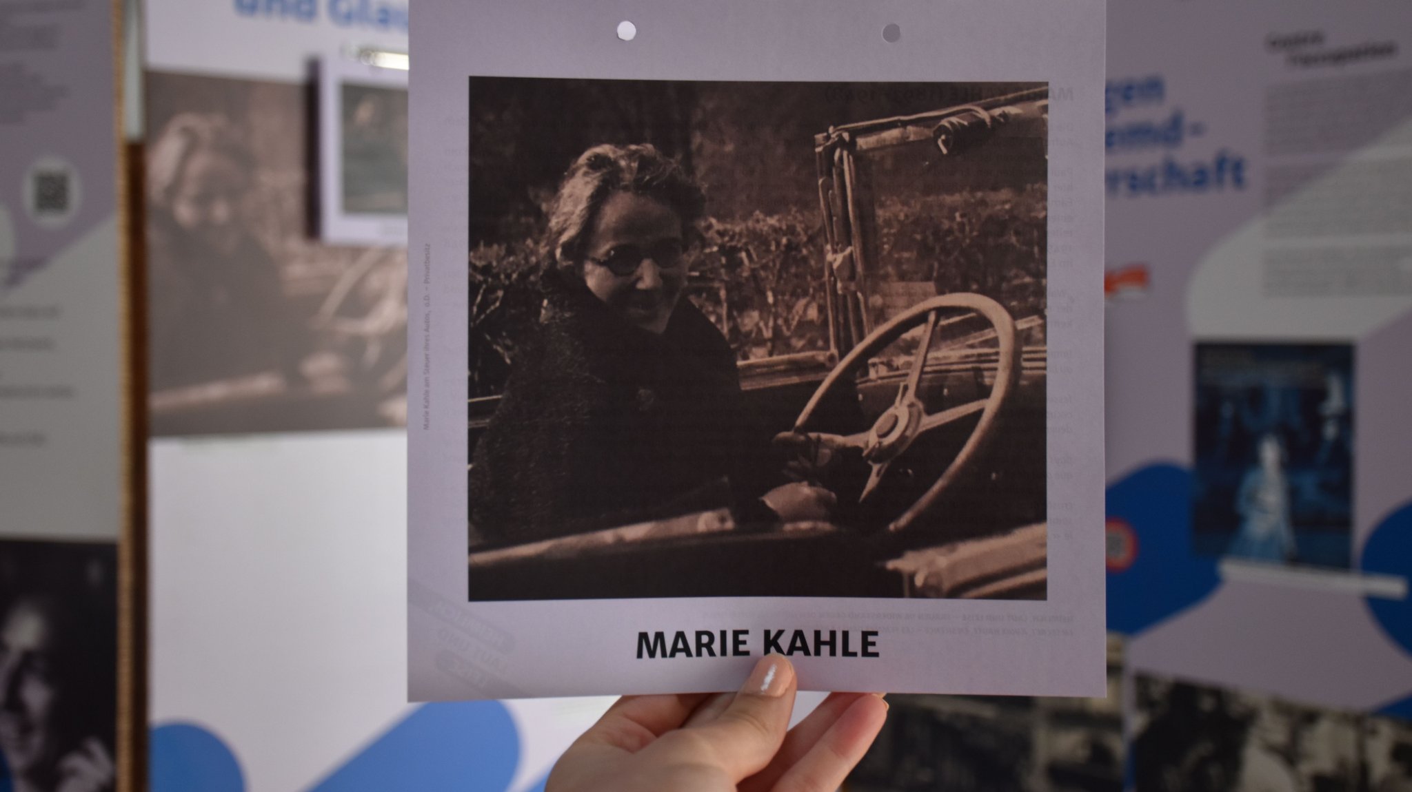 Die Geschichte von Marie Kahle wird in der Ausstellung erzählt. 