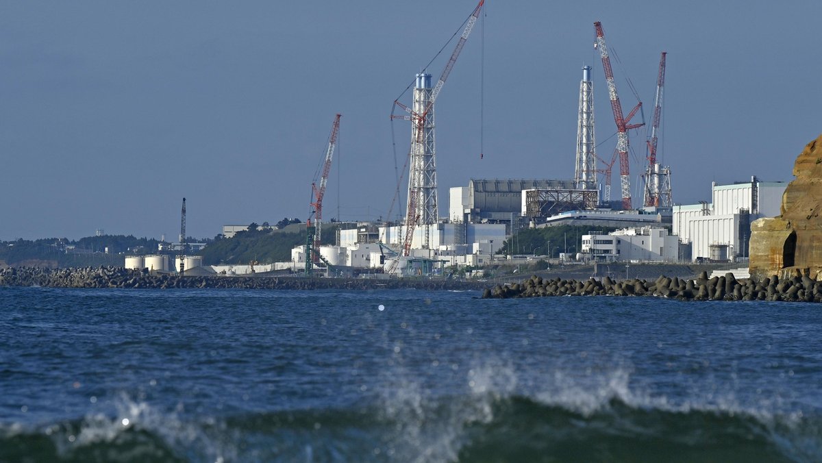 Blick auf die Atomruine Fukushima 