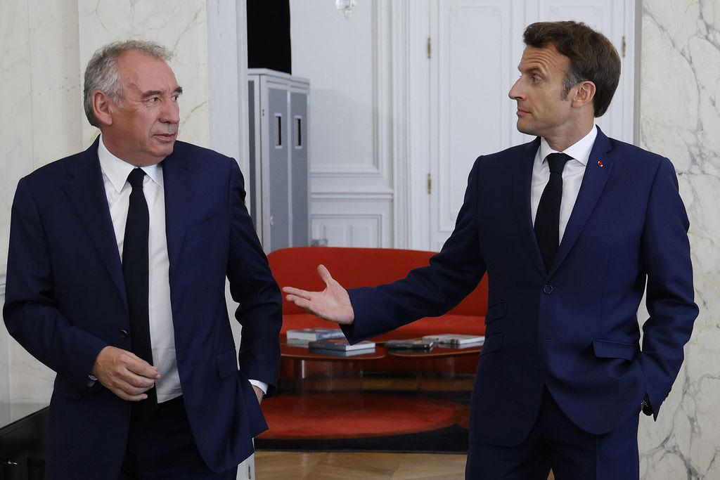 Francois Bayrou und Emmanuel Macron (Archivbild)