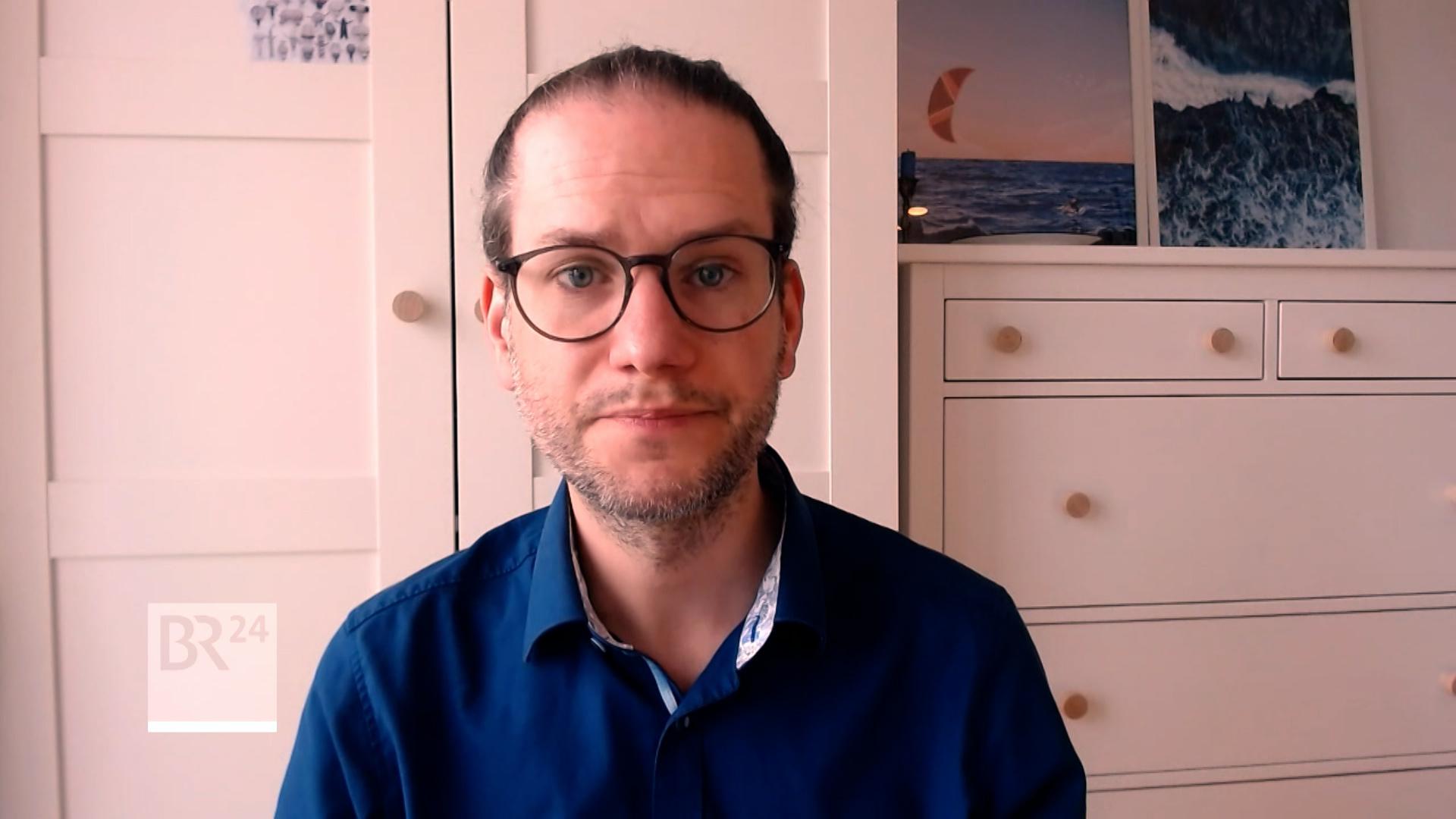 Der Nahost-Experte Jan Busse von der Universität der Bundeswehr in München im BR24-Interview