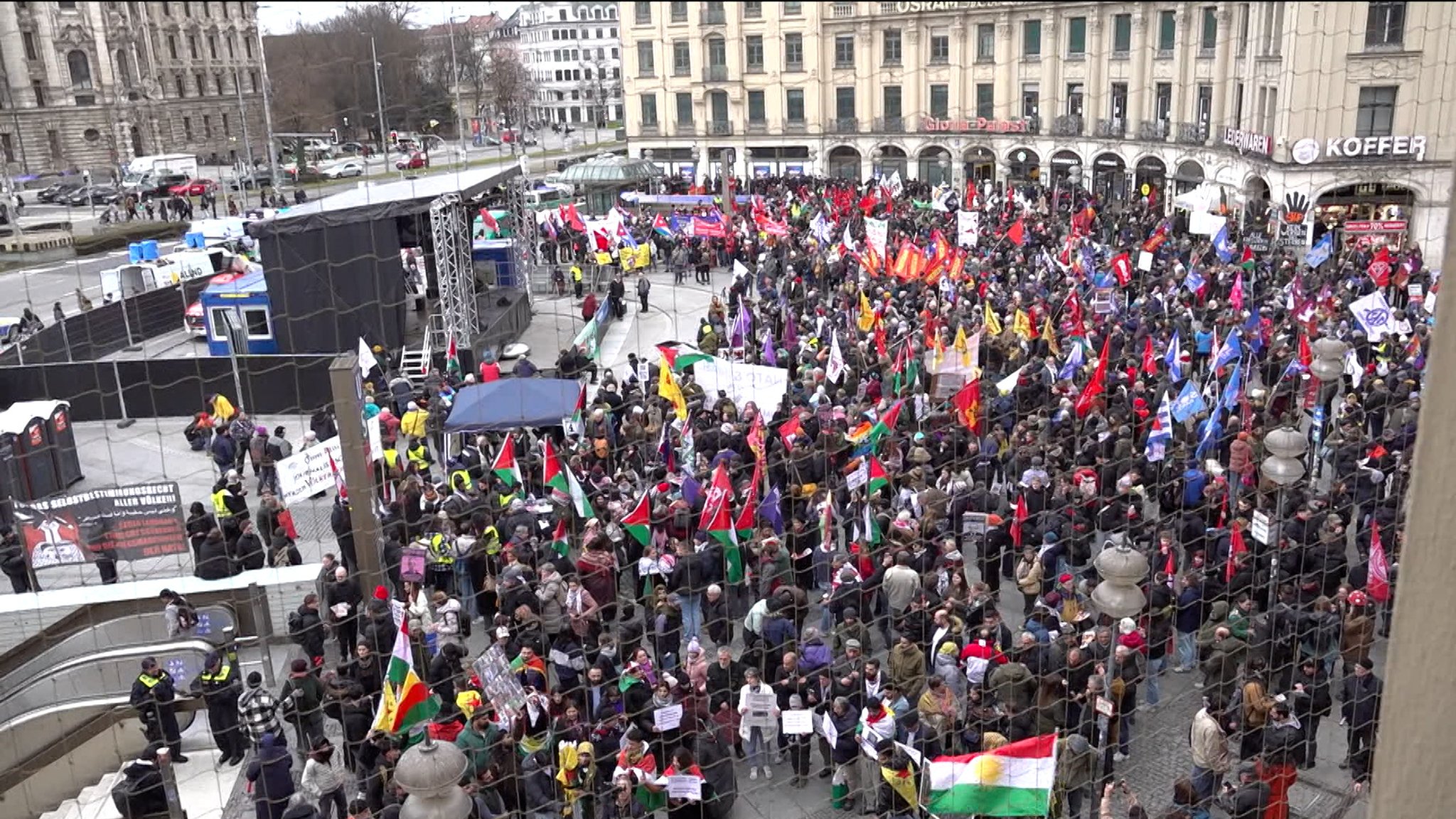 Anti-Siko-Demo am Münchner Stachus