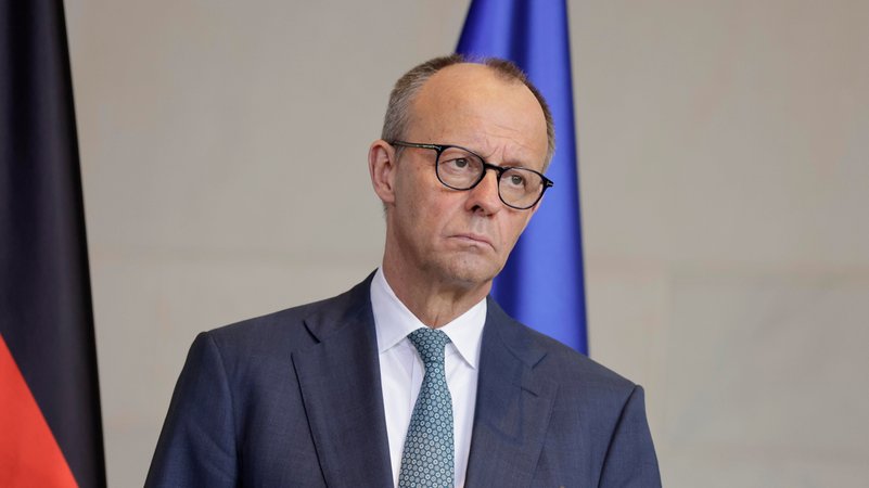 Friedrich Merz (30.3.2026) | Bild: picture alliance / Metodi Popow | M. Popow Friedrich Merz (30.3.2026)