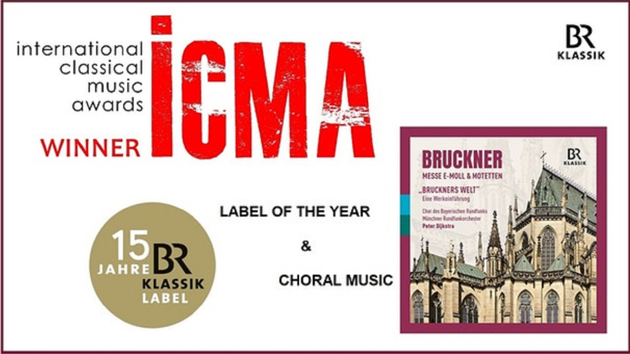 ICMA 2025 für BR-Chor und BR-KLASSIK-Label