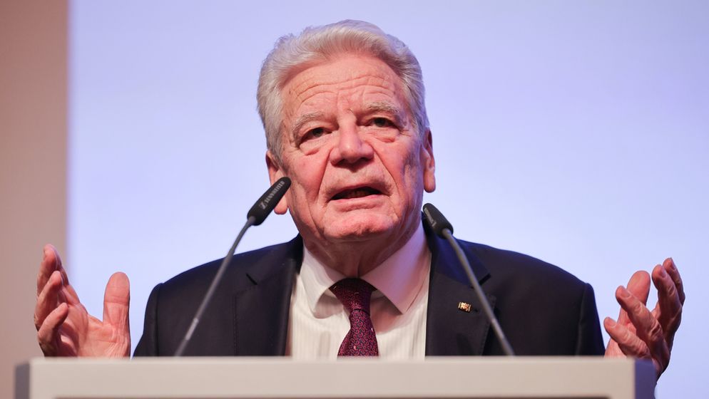Altbundespräsident Joachim Gauck | Bild:dpa-Bildfunk/Christian Charisius