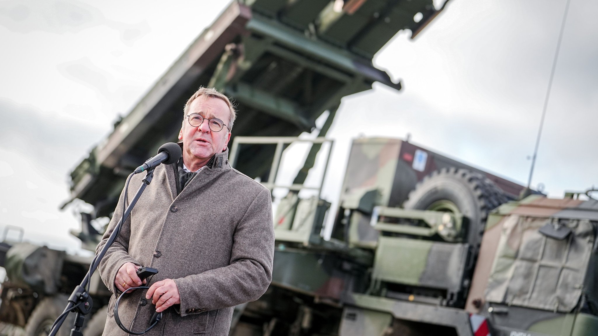 Verteidigungsminister Pistorius arbeitet an einem neuen Paket für die Luftverteidigung.