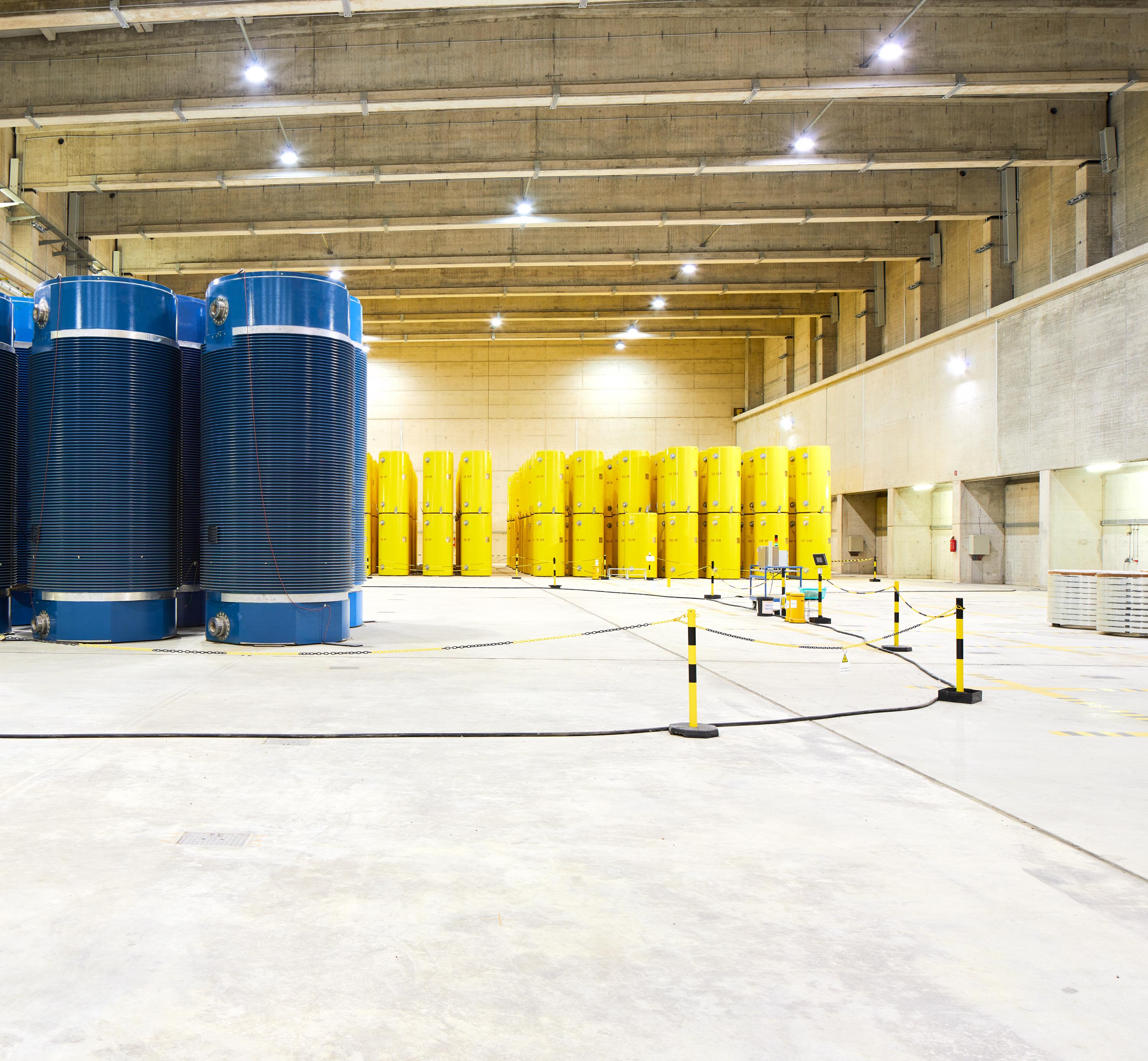 Das Atommüll-Zwischenlager Ahaus in Nordrhein-Westfalen.