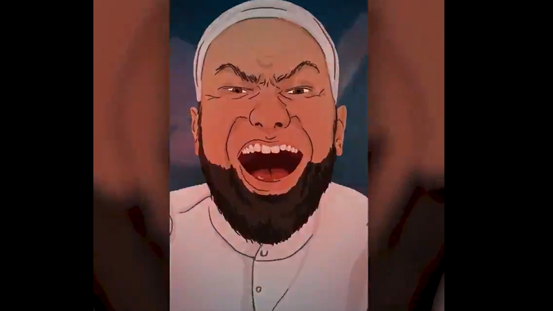 Ausschnitt aus dem vom Innenministerium inzwischen offline genommenen Anti-Salafismus-Video (aufgenommen am 03.09.24) | Bild: Bayerisches Innenministerium/Bayerischer Rundfunk 2024 Ausschnitt aus dem vom Innenministerium inzwischen offline genommenen Anti-Salafismus-Video (aufgenommen am 03.09.24)