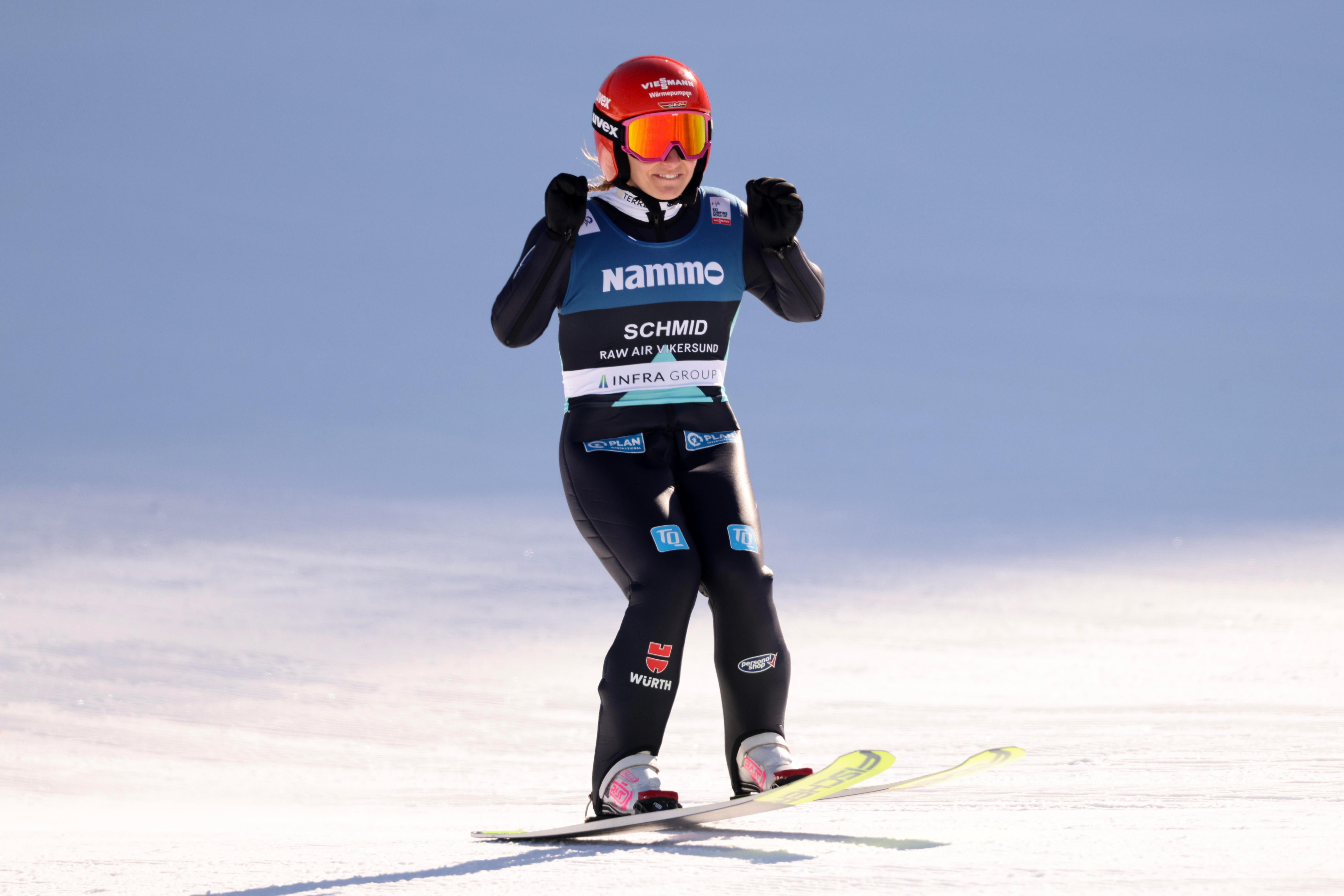 Katharina Schmid bei der Raw Air