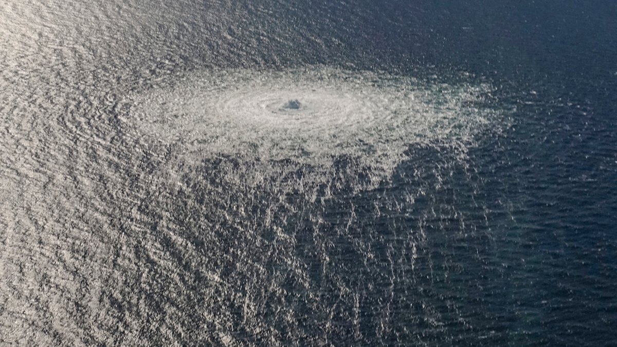Turbulenzen im Meer als Resultat eines Gaslecks in der Pipeline Nord Stream in der Ostsee: Verdacht auf Sabotage (Archivbild)