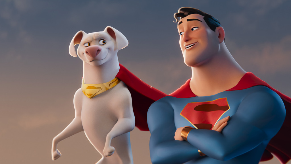 Superherrchen und sein "bester" Freund: Szene aus "DC League of Super-Pets" von Jared Stern | Bild: Warner Bros. Superherrchen und sein "bester" Freund: Szene aus "DC League of Super-Pets" von Jared Stern