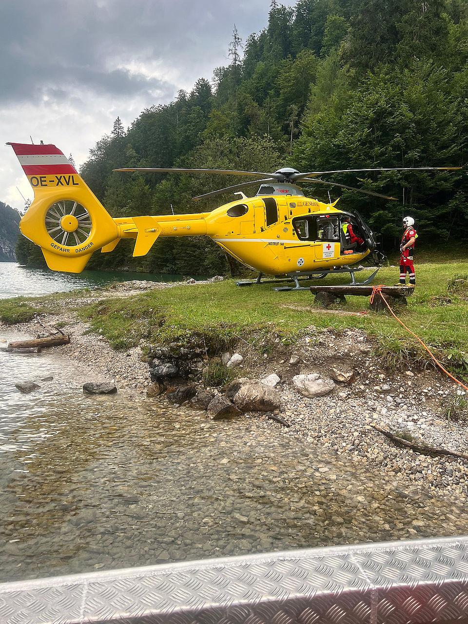 Rettungshubschrauber aus Österreich am Freitag im Einsatz im Berchtesgadener Land
