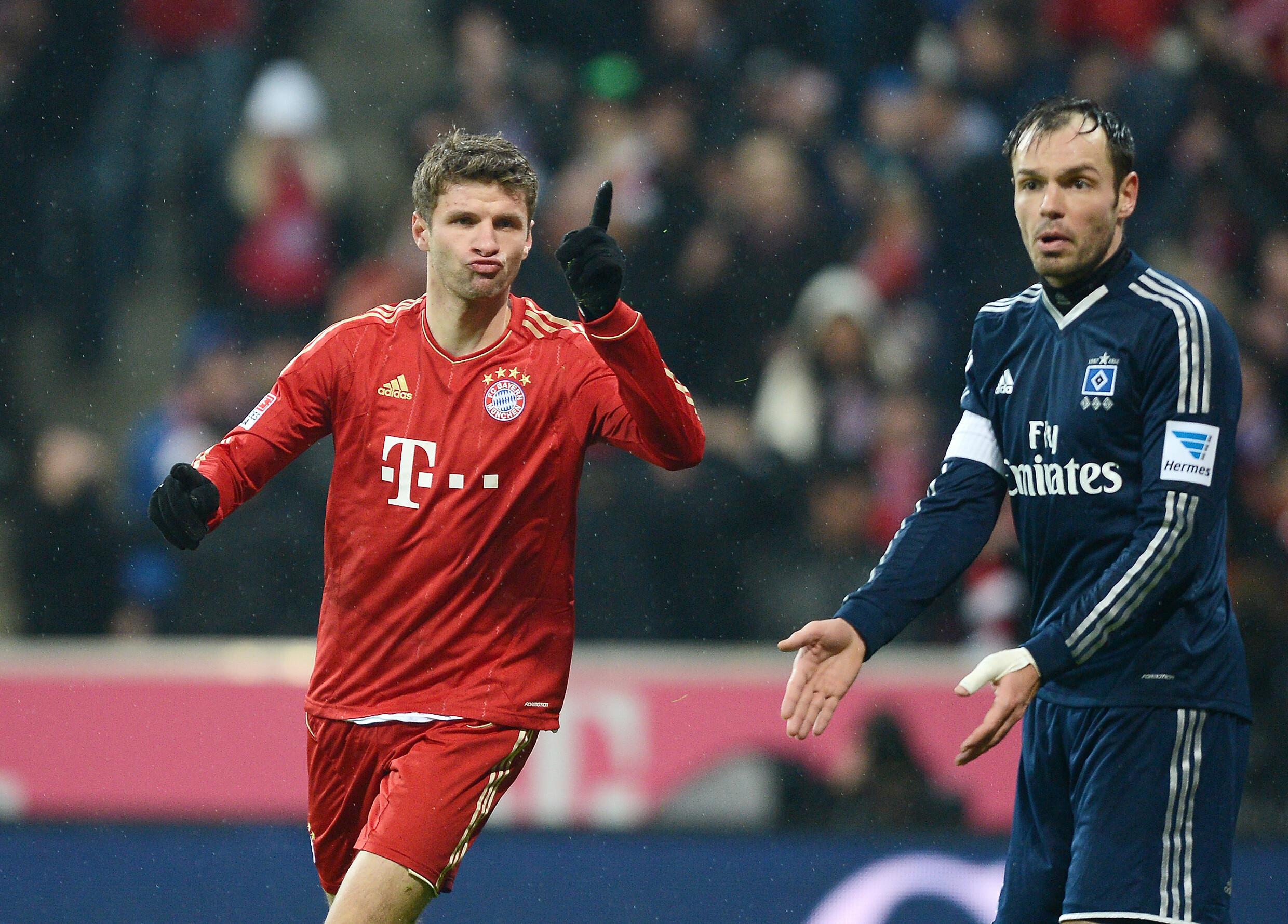 Jubel Thomas Müller und Frust Heiko Westermann