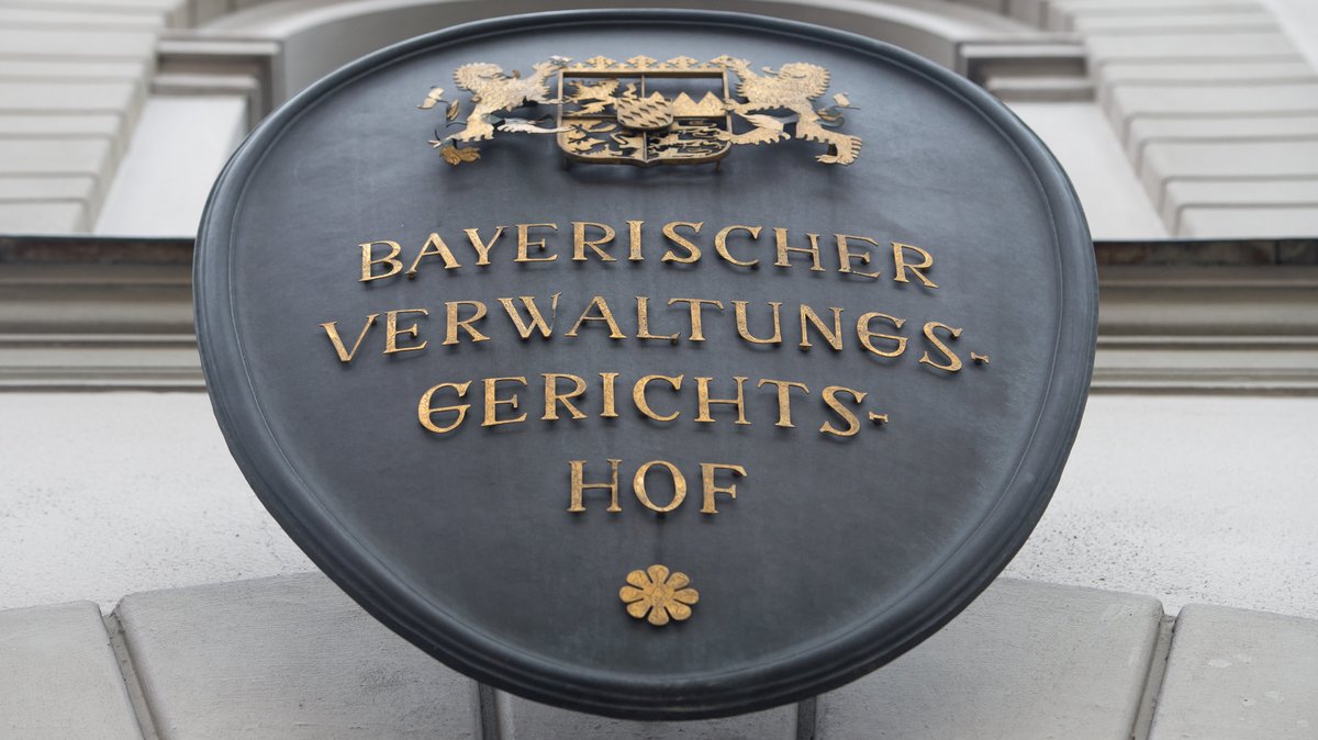 Schild Bayerischer Verwaltungsgerichtshof