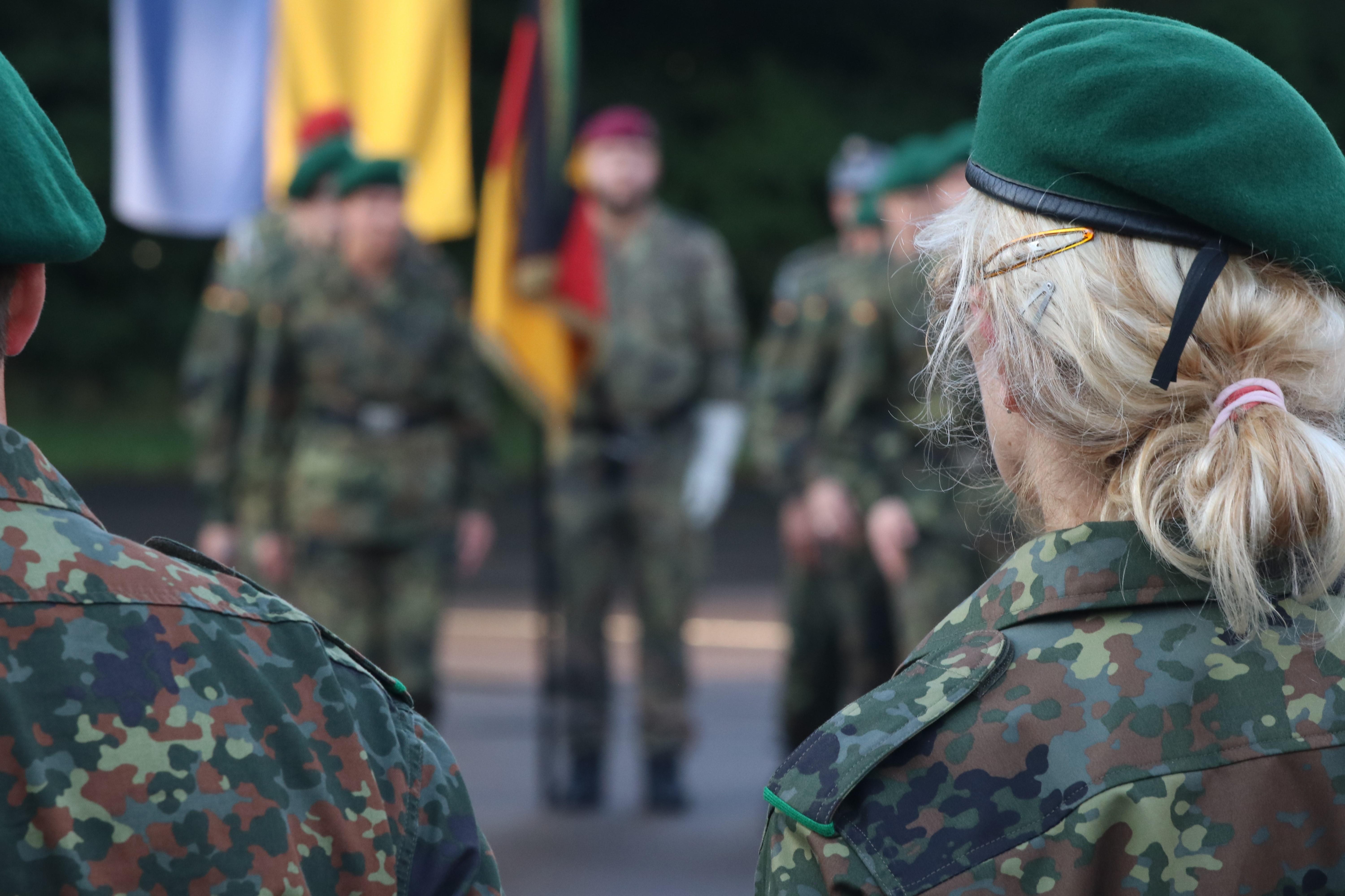Gelöbnis für Ungediente in Bogen im August. Hier fand in diesem Jahr der einzige Ausbildungsdurchgang in Bayern statt.