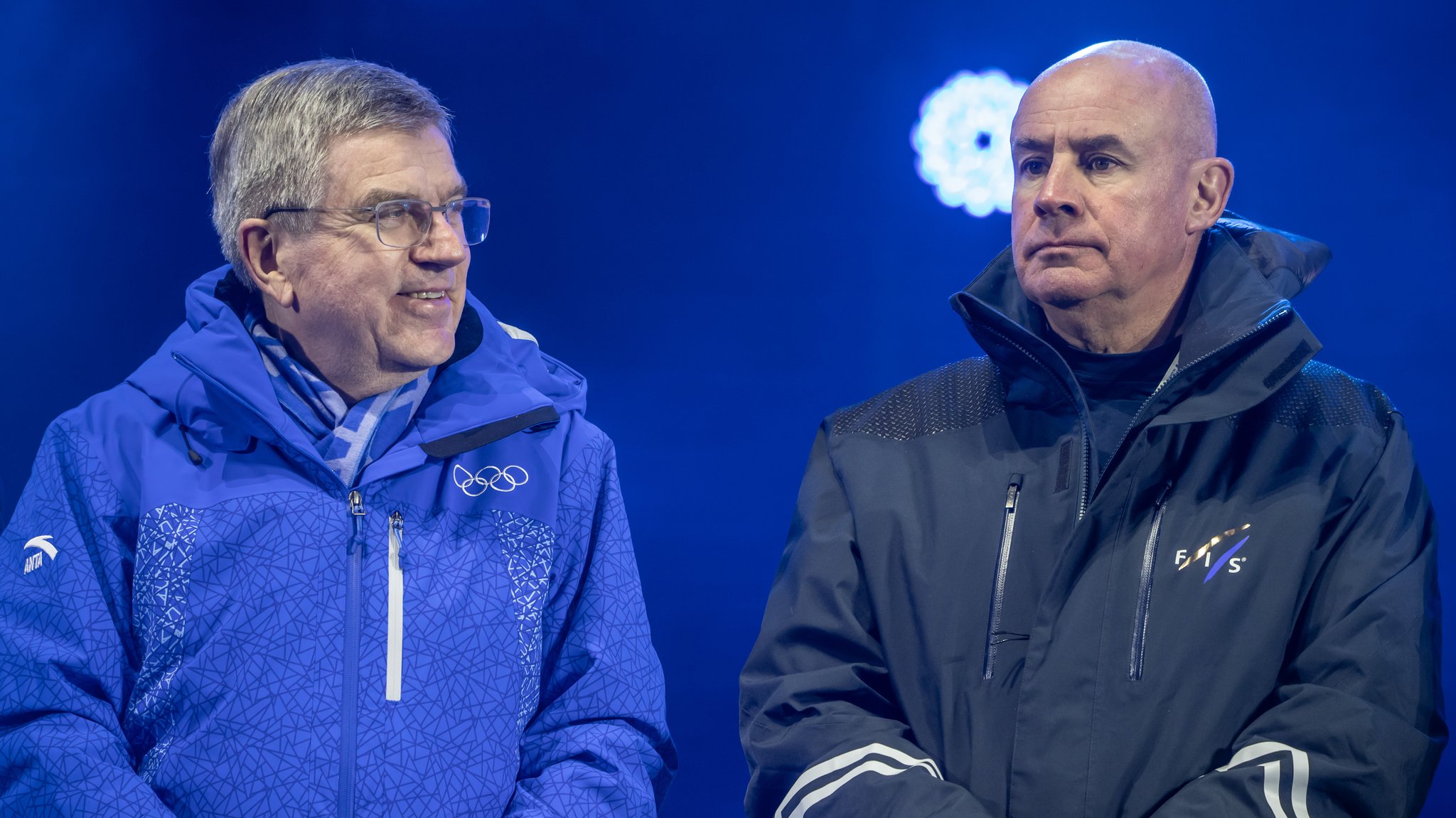 Thomas Bach (l.) und Johan Eliasch