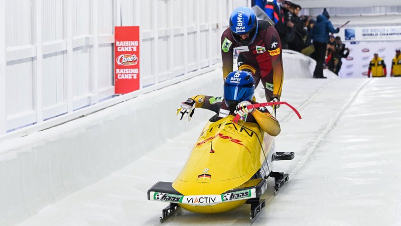 Johannes Lochner and Georg Fleischhauer | Bild: picture alliance / BEAUTIFUL SPORTS Johannes Lochner and Georg Fleischhauer