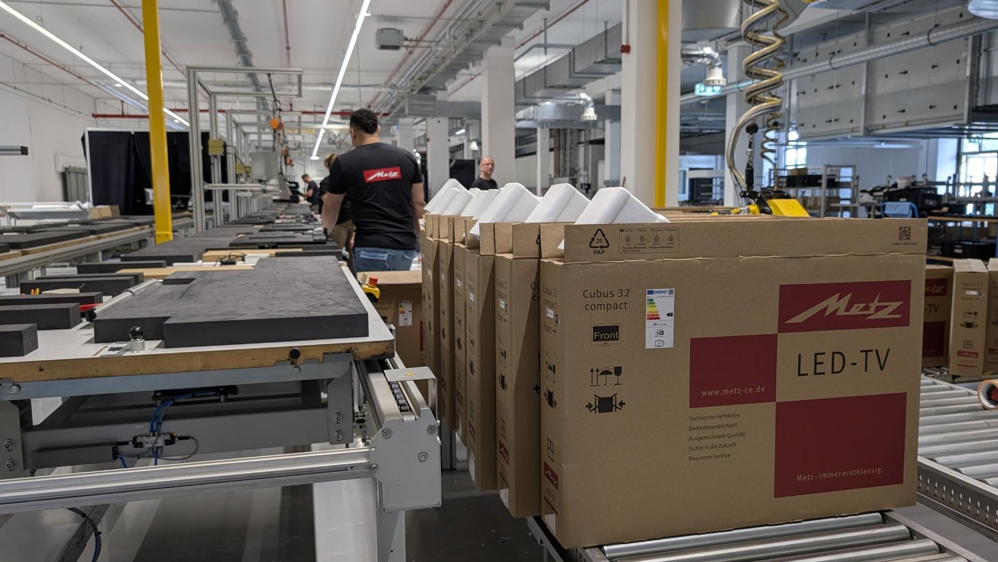 Die neue Metz-Werkshalle in Nürnberg | Bild: BR / Andreas Schuster Die neue Metz-Werkshalle in Nürnberg
