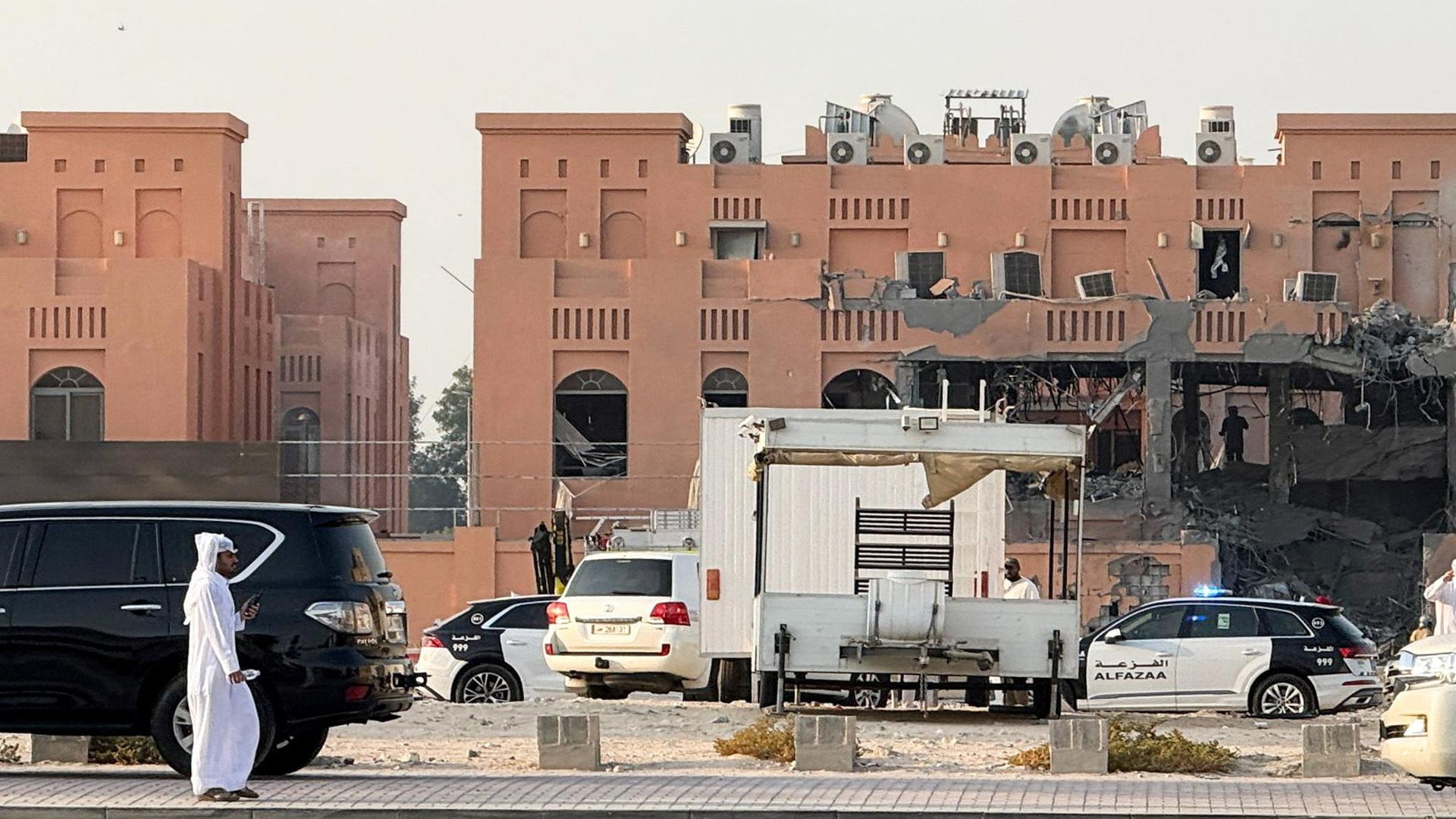 Zerstörungen in Katars Hauptstadt Doha