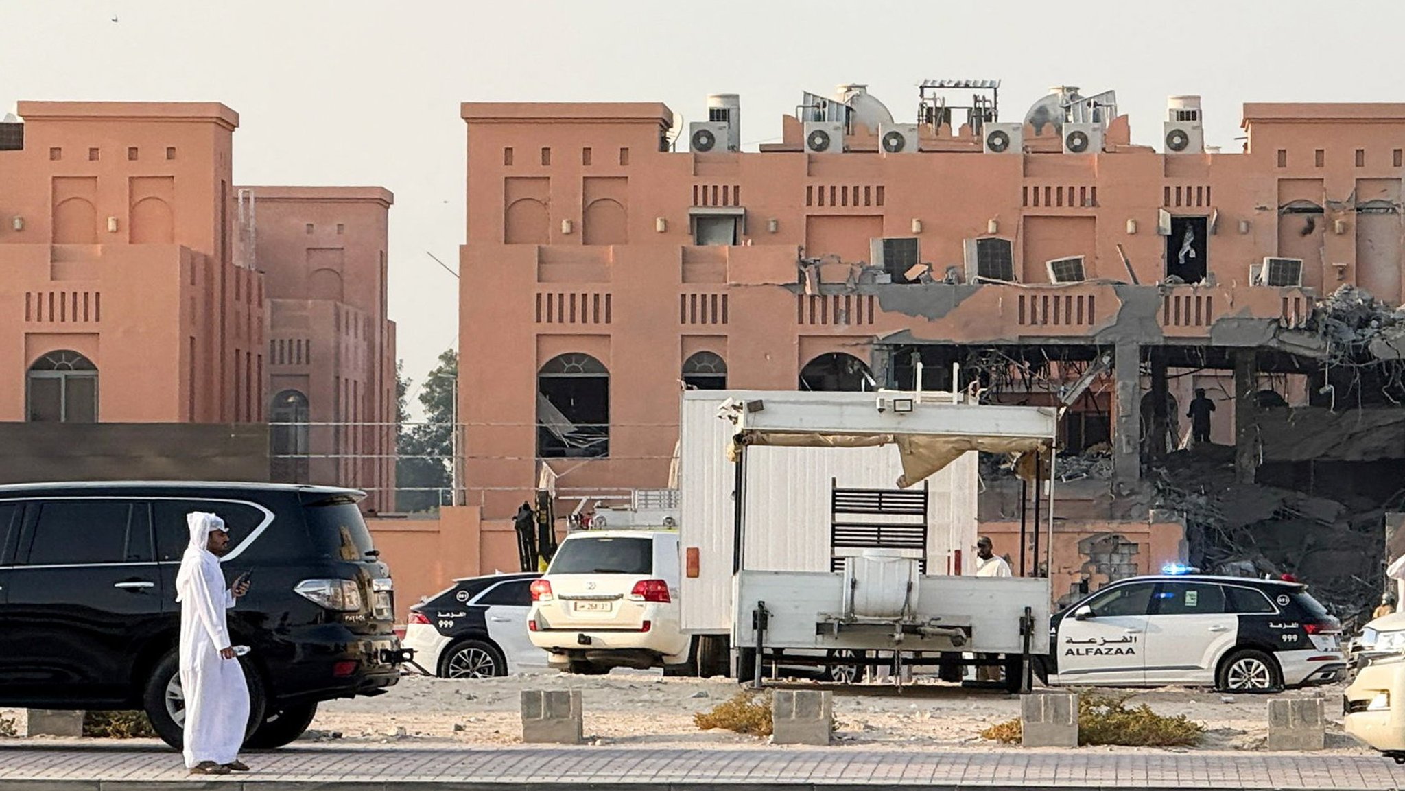 Zerstörungen in Katars Hauptstadt Doha