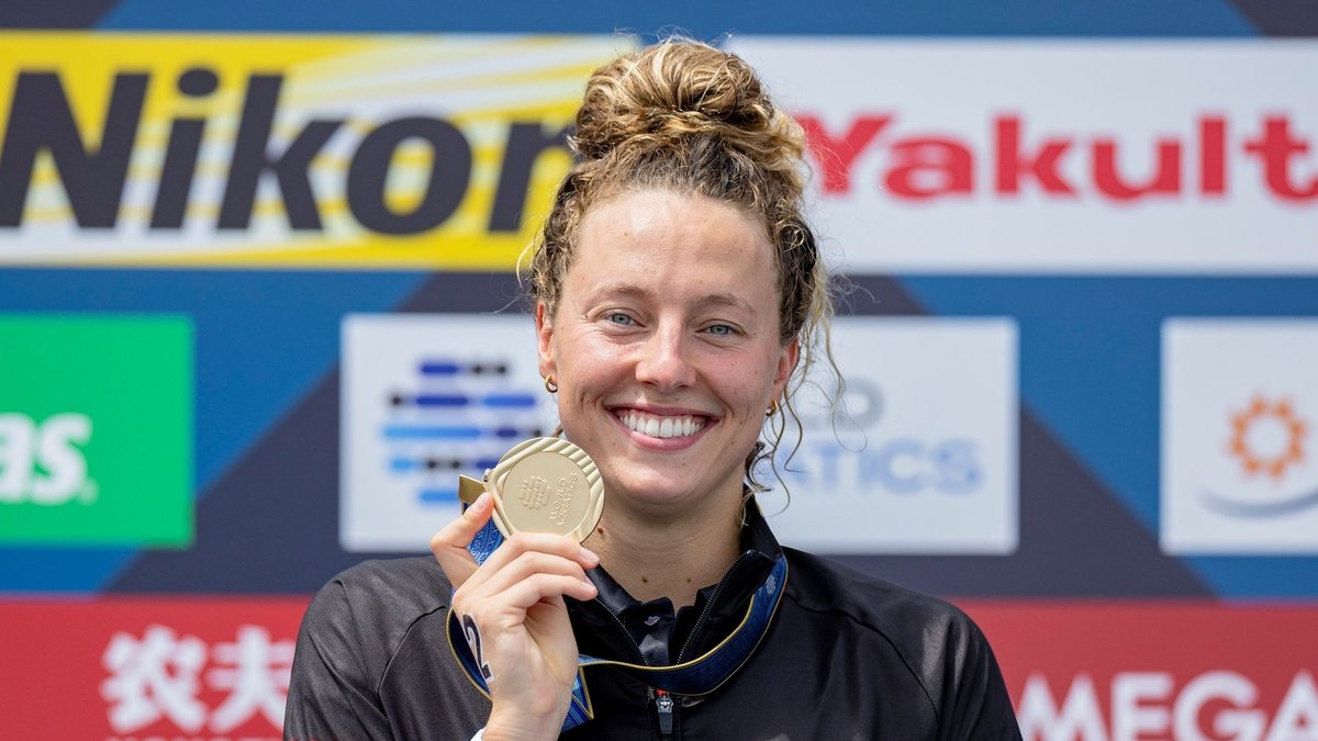 Leonie Beck aus Bayern gewinnt Gold bei Schwimm-WM