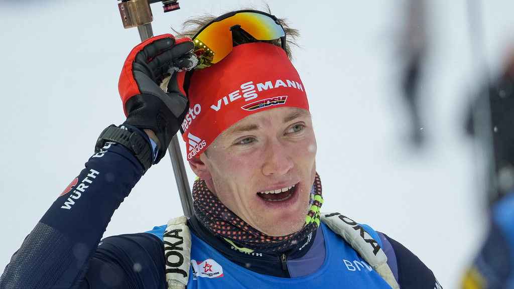 Biathlet Benedikt Doll | Bild: picture-alliance/dpa Biathlet Benedikt Doll