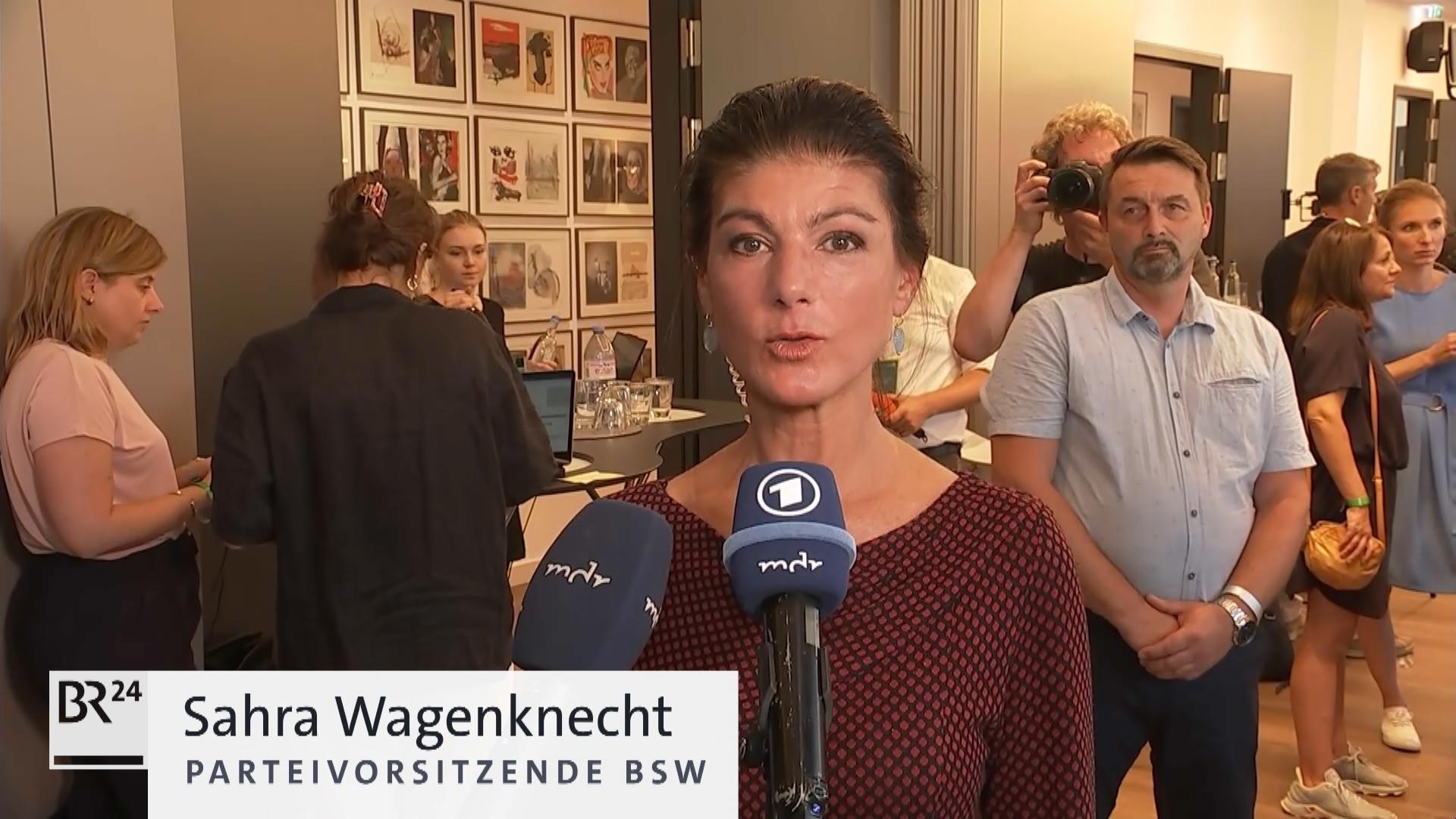 Sahra Wagenknecht will an der Seite der CDU regieren.