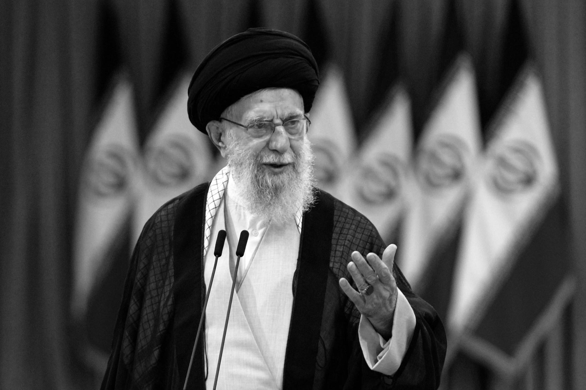 Der oberste iranische Führer Ajatollah Ali Chamenei bei einer Ansprache (Archivbild)