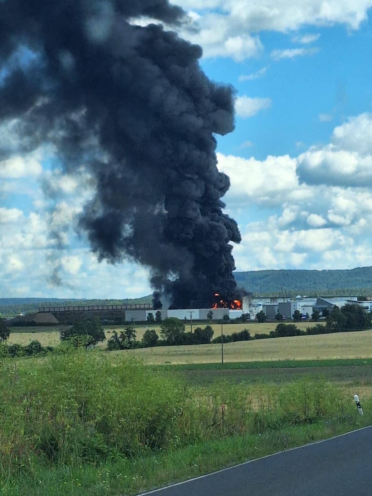 Feuer bei Kräuter Mix in Abtswind
