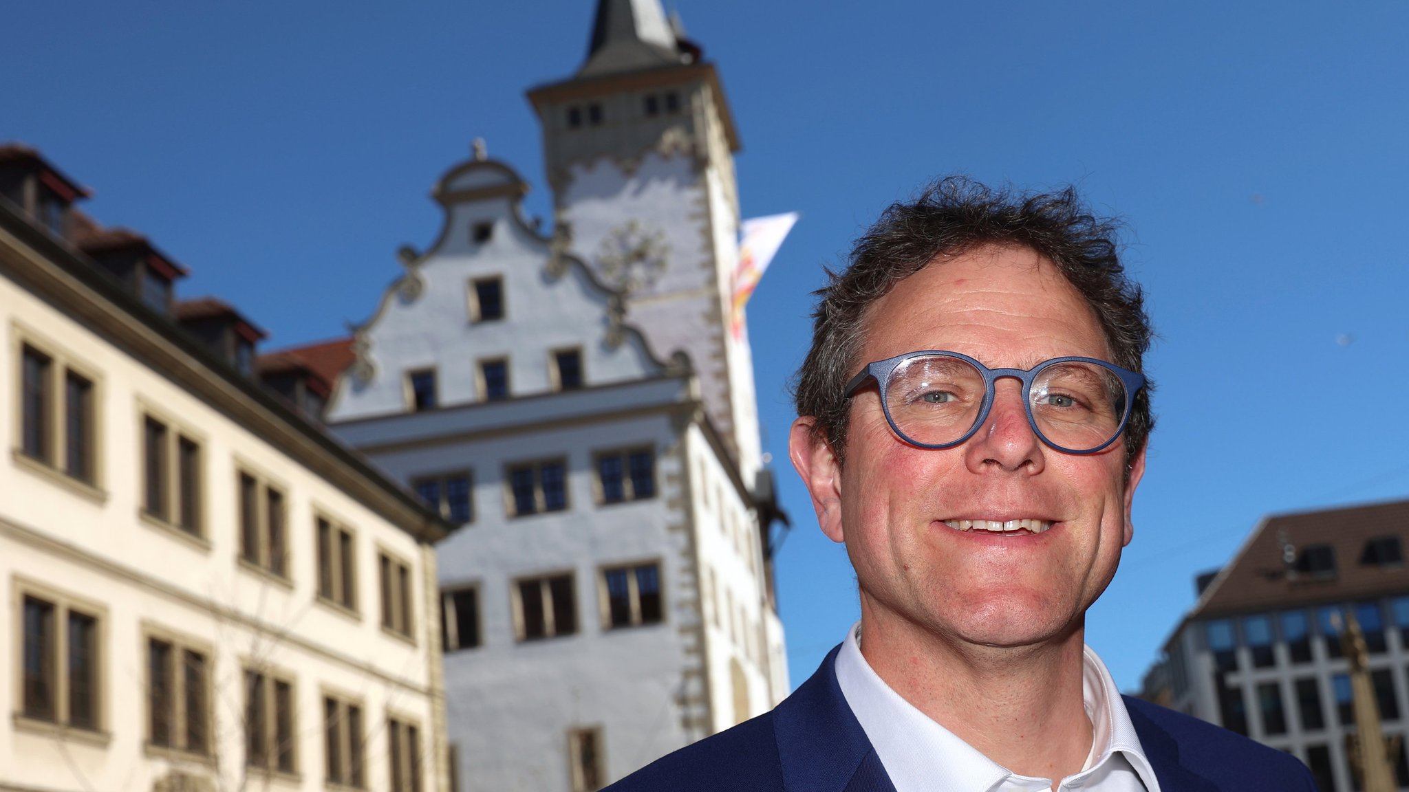 Martin Heilig (Bündnis 90/Die Grünen) ist neuer Oberbürgermeister von Würzburg | Bild: dpa-Bildfunk/Karl-Josef Hildenbrand Martin Heilig (Bündnis 90/Die Grünen) ist neuer Oberbürgermeister von Würzburg