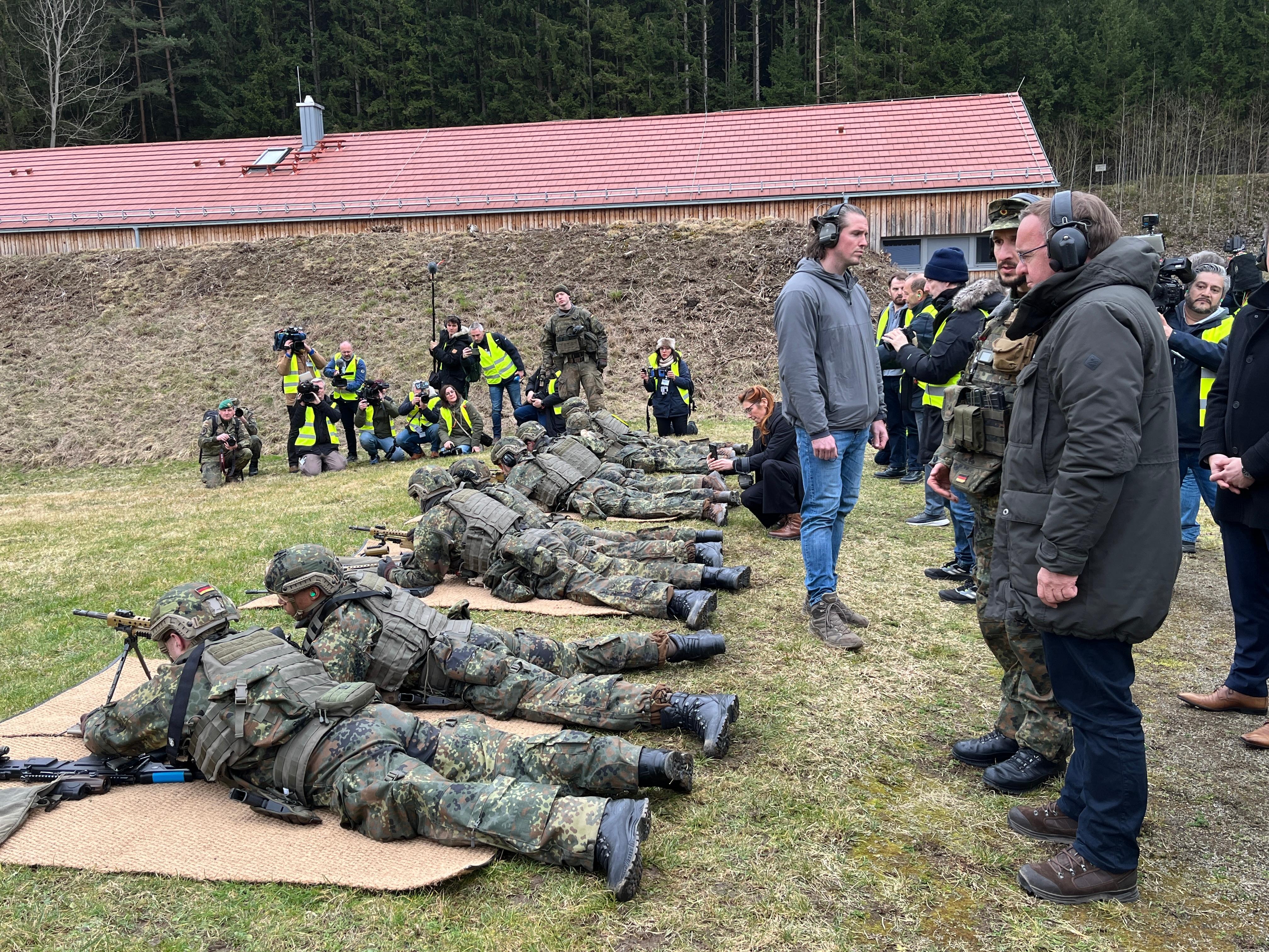 Bundesverteidigungsminister Pistorius in der Oberpfalz
