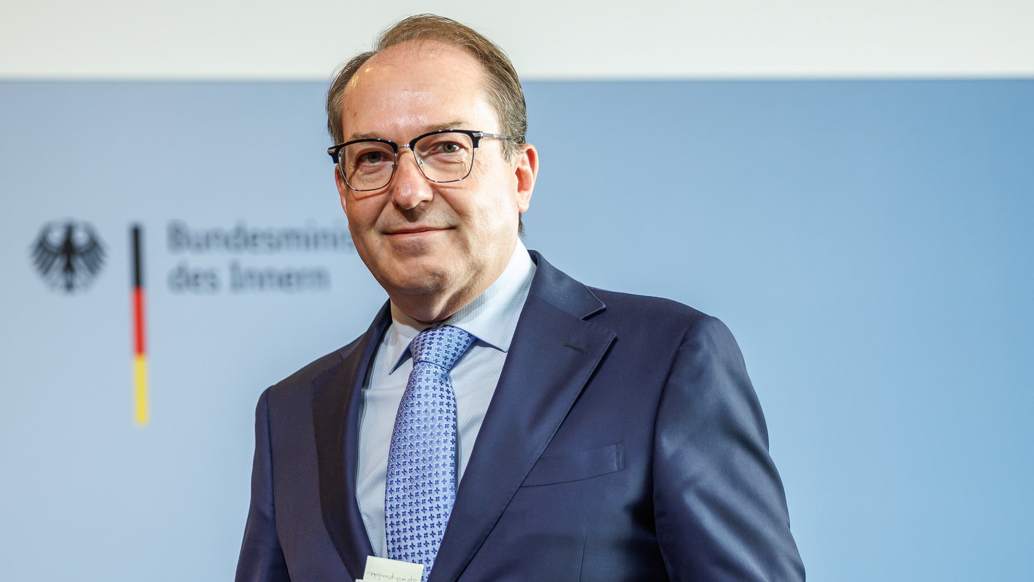 Bundesinnenminister Dobrindt am 29.04.2026 in Berlin | Bild: picture alliance / Andreas Gora | Andreas Gora Bundesinnenminister Dobrindt am 29.04.2026 in Berlin