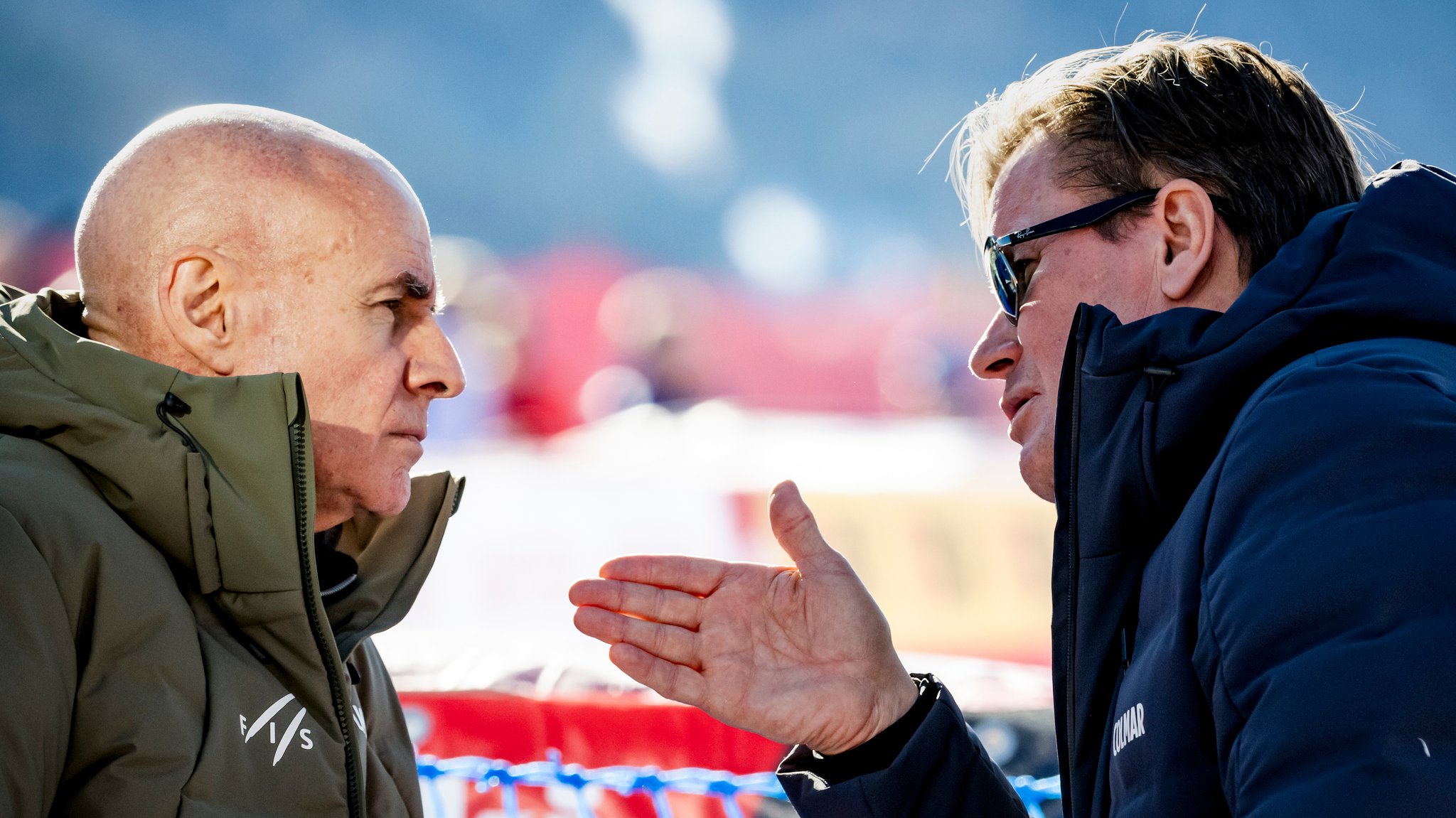 Johan Eliasch (l.) und Urs Lehmann