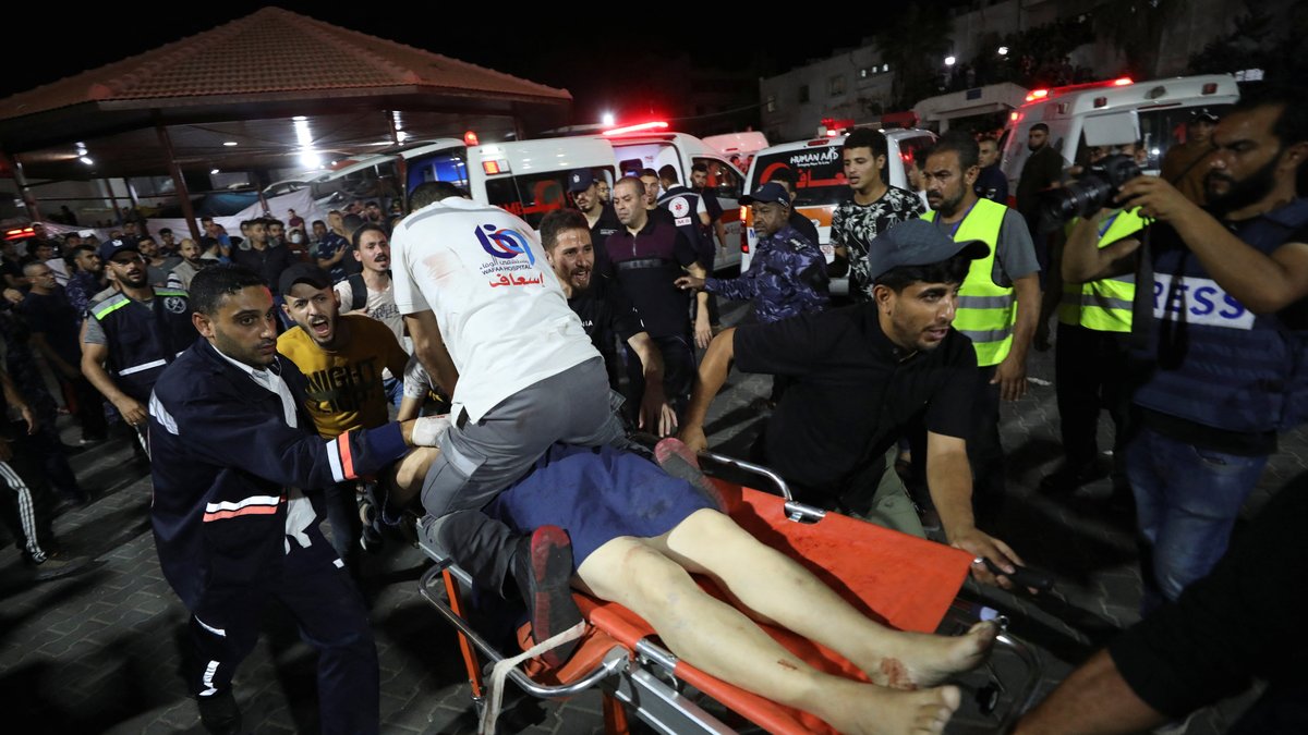 Verletzte Person nach Luftangriff auf Krankenhaus in Gaza
