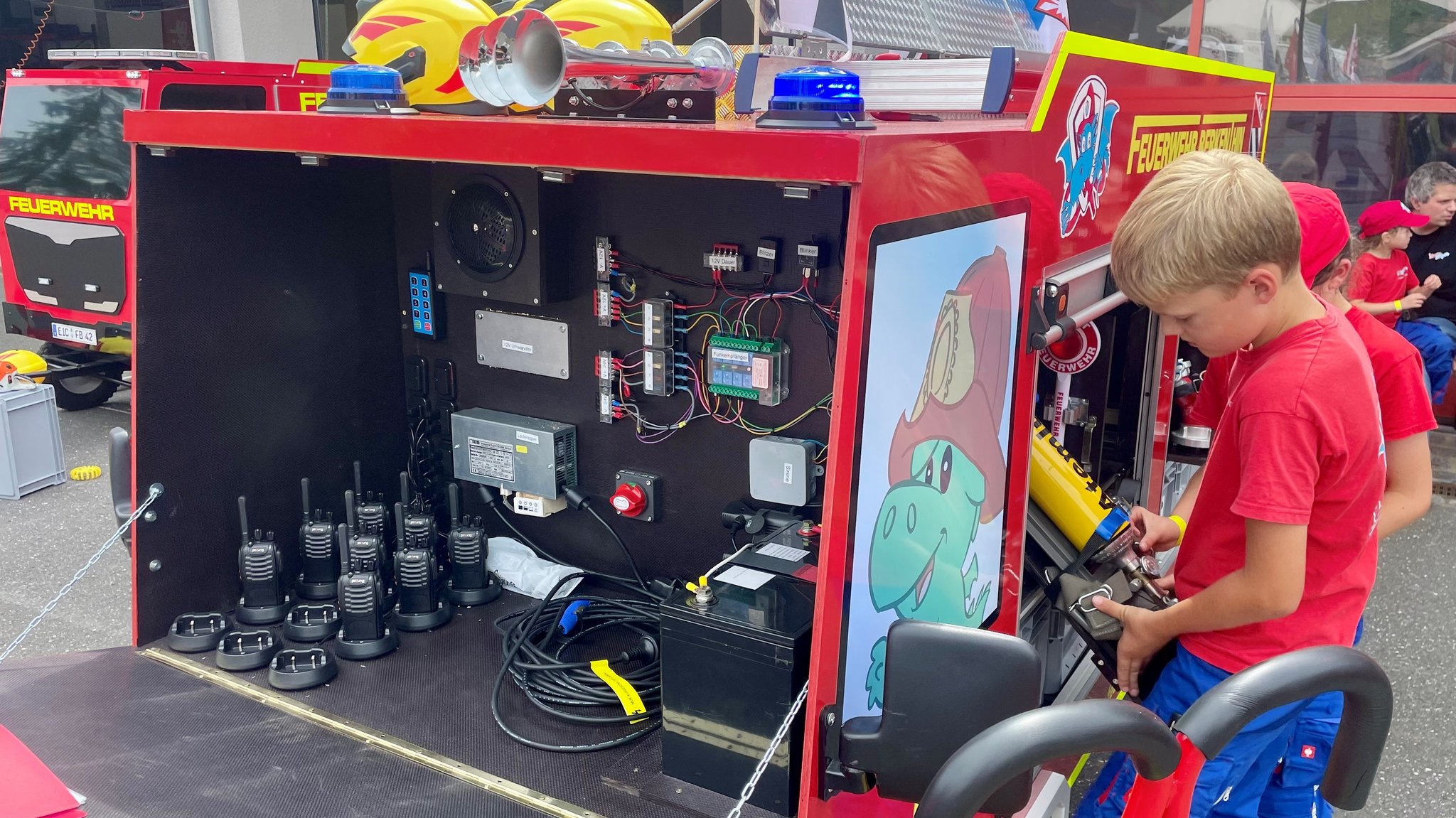 Deutschlands 1. Kinderfeuerwehr-Treffen: Einsatz im Mini-Format