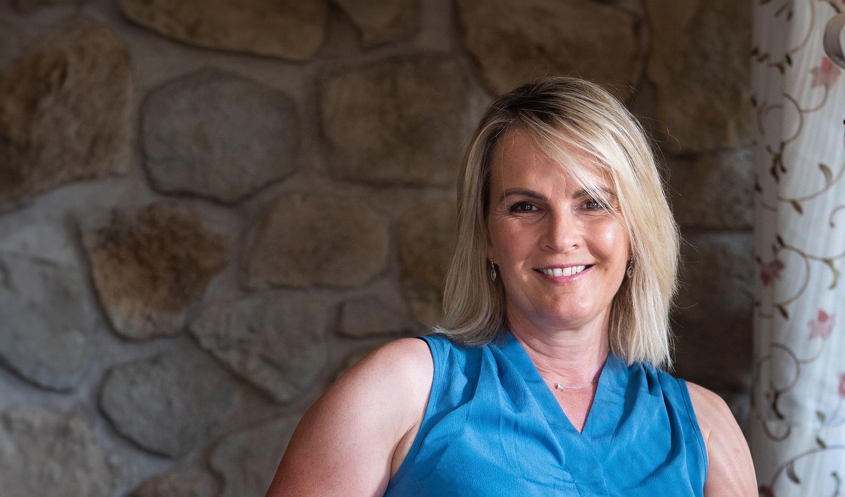 Hilde Gerg im Portrait.