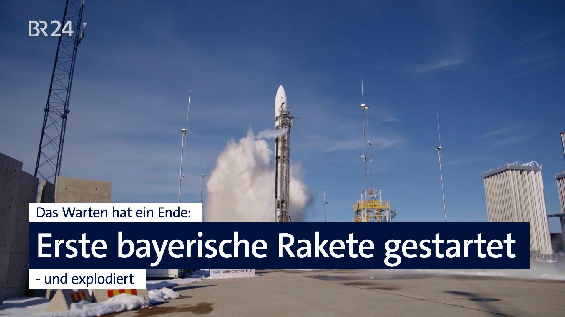 Die Rakete des bayerischen Start-ups Isar Aerospace ist in Norwegen zum ersten Testflug abgehoben. 
