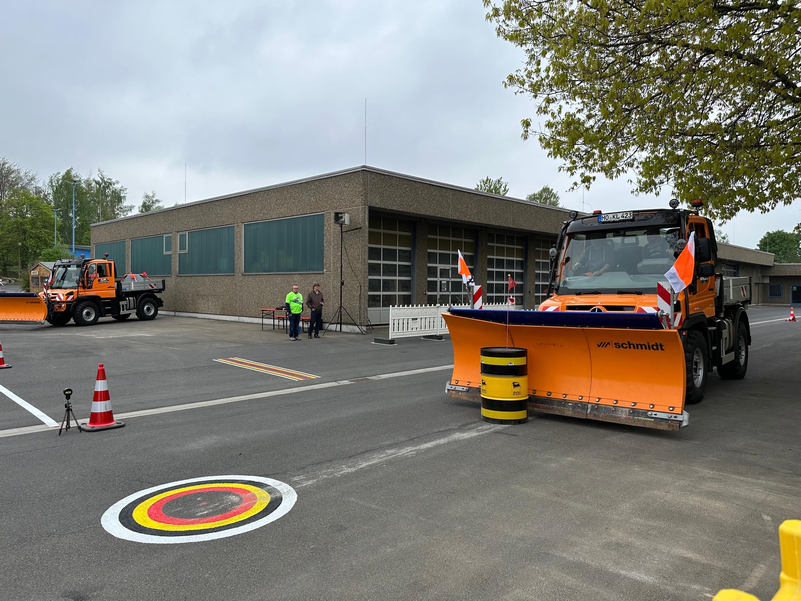 Mistrovství v 24stupňovém sněžném pluhu: První bavorský turnaj