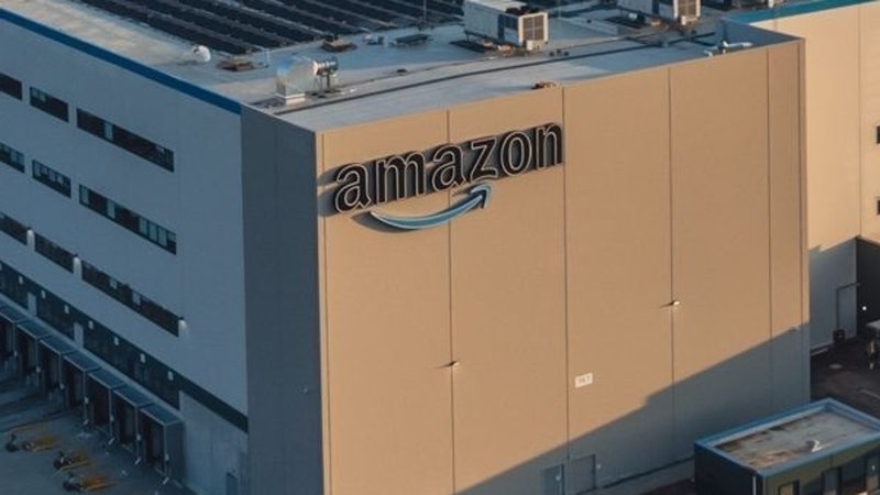 Ein Amazon-Logistikzentrum in Hof-Gattendorf (Symbolbild)