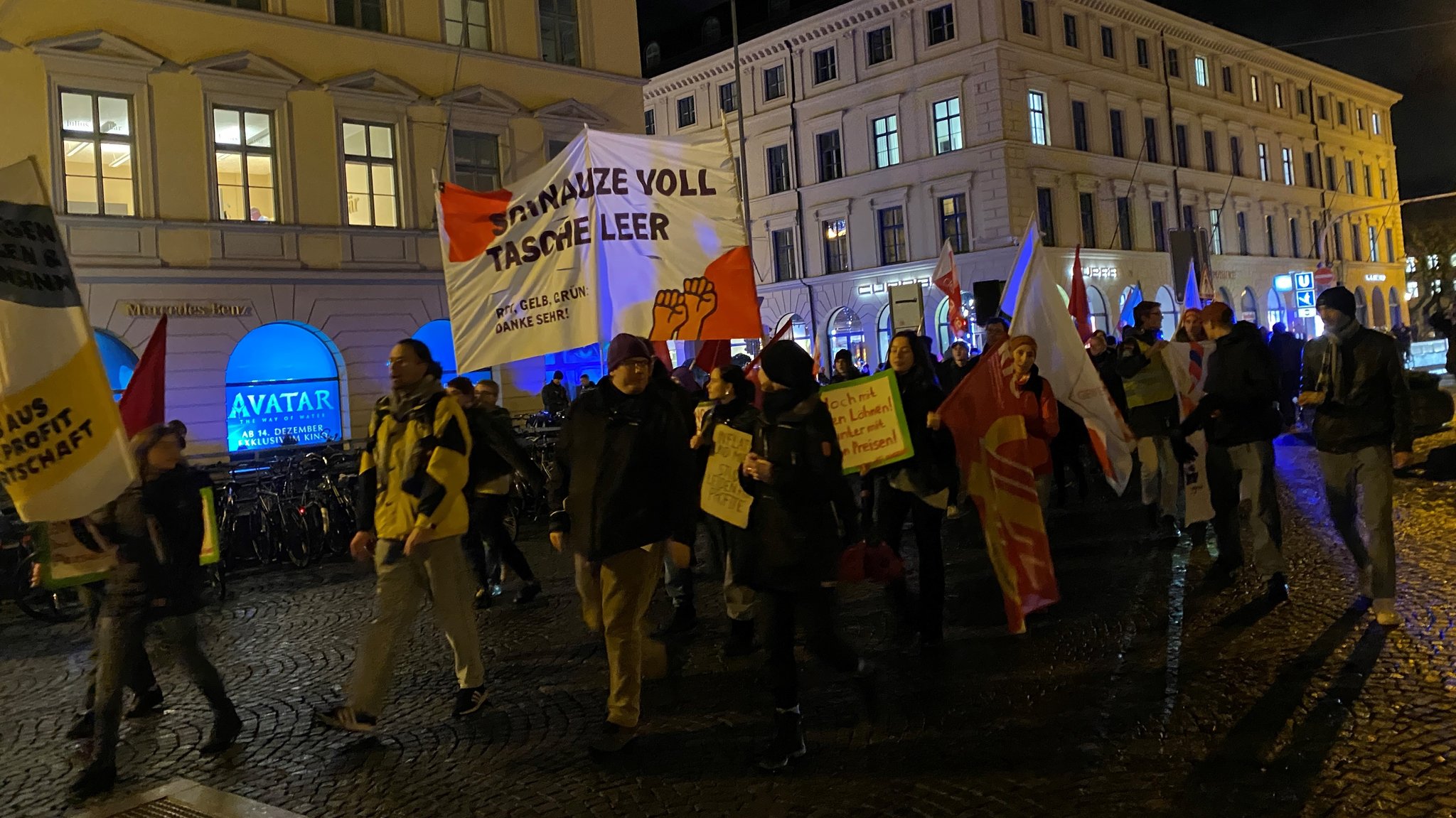 Protestzug mehrerer Jugendorganisationen 