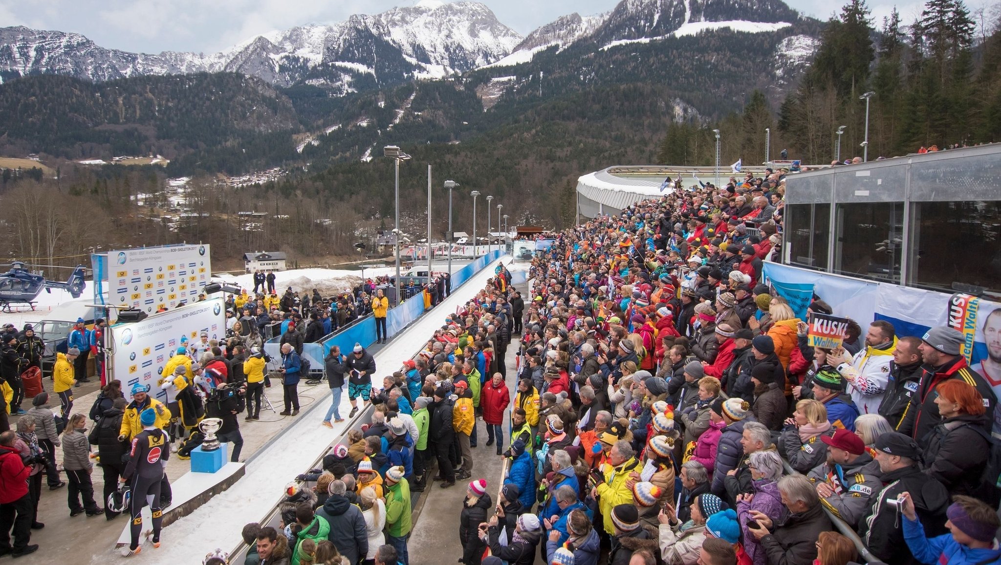 Die berühmte Bobbahn am Königssee