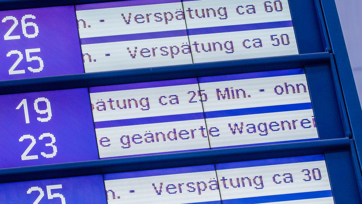 Stetig mehr Bahnverspätungen in Bayern