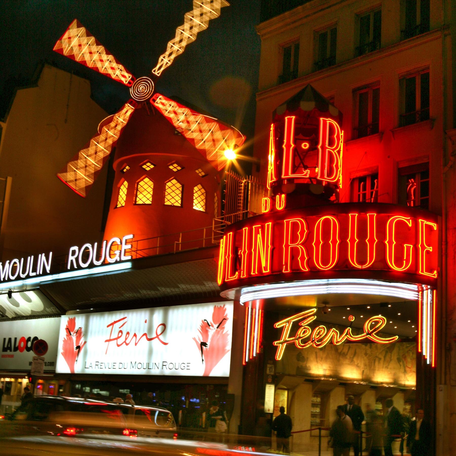 Das Moulin Rouge - Varieté von Weltruhm
