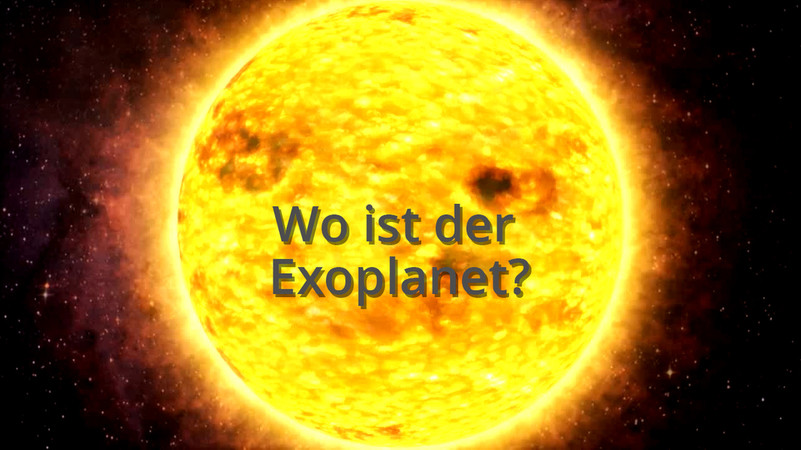 EVon der Erde aus können wir Exoplaneten nicht sehen. Aber mit einem Trick kann man sie finden: der Transit-Methode. | Bild: BR, NASA EVon der Erde aus können wir Exoplaneten nicht sehen. Aber mit einem Trick kann man sie finden: der Transit-Methode.