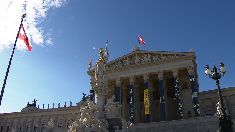 Das Parlamentsgebäude in Wien | Bild: BR Das Parlamentsgebäude in Wien
