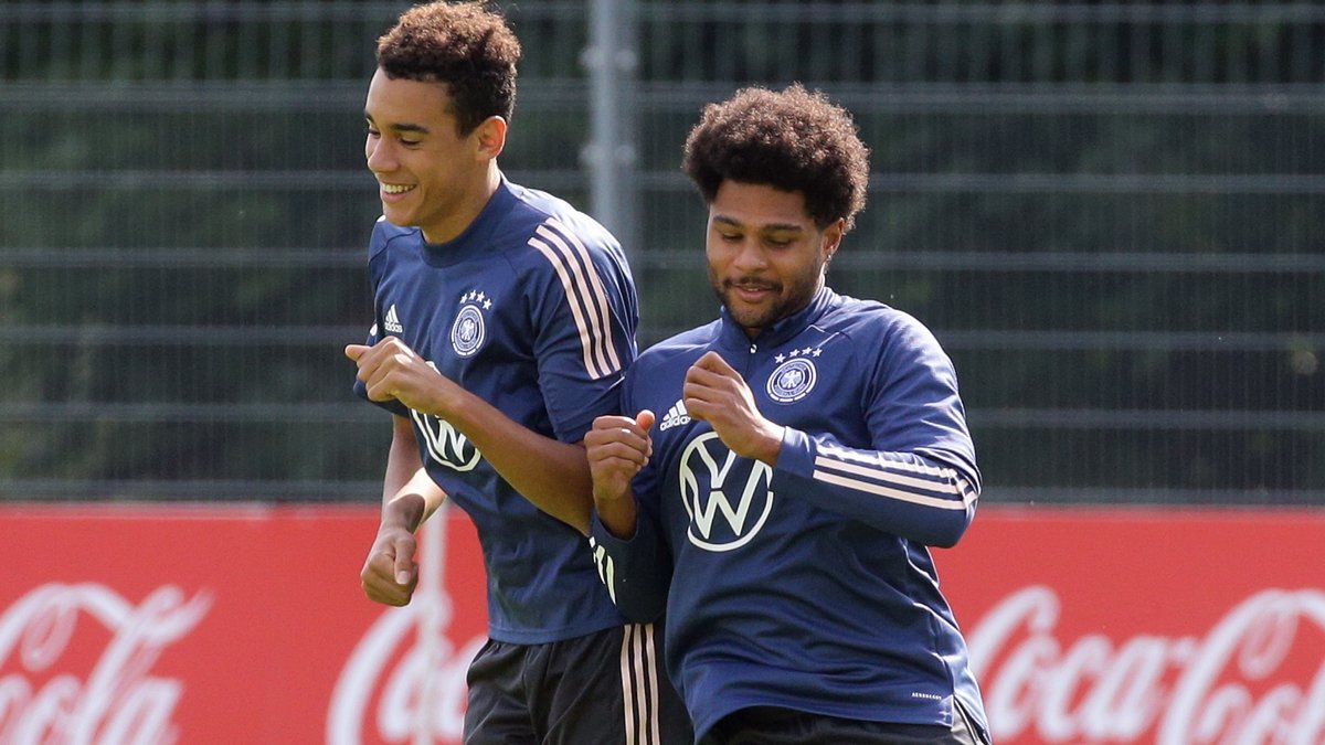 Gerade in Topform: Jamal Musiala und Serge Gnabry