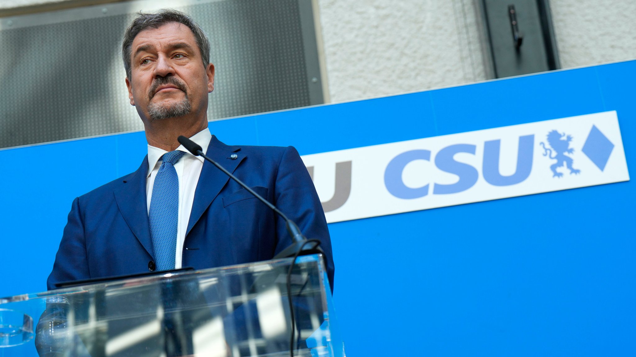 CSU-Chef Markus Söder in Berlin 